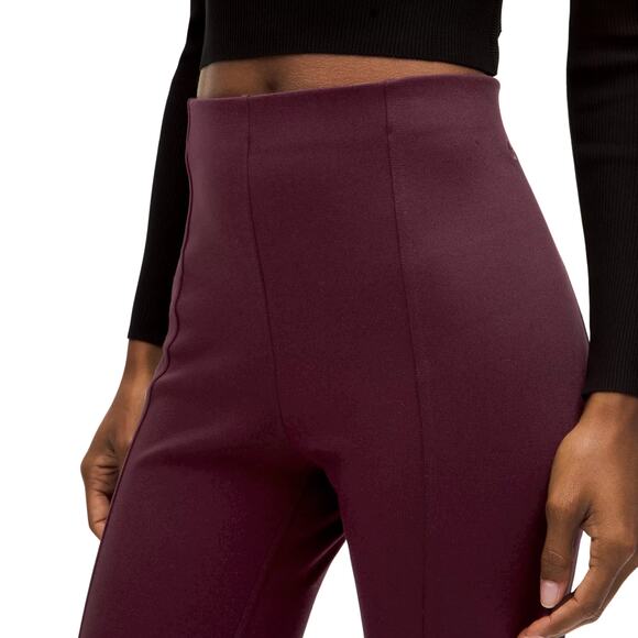 Lululemon Stretch Knit HR Pull-On Pant Garnet Size M NWT - Picture 6 of 9